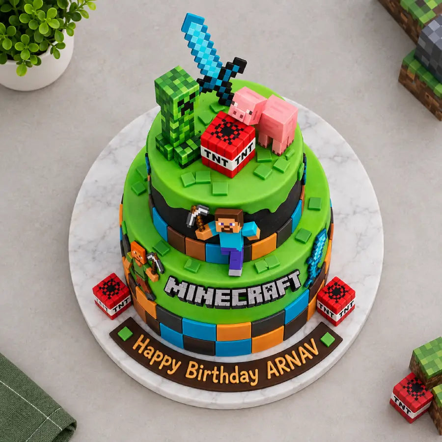 MineCraft Sovereign Cake