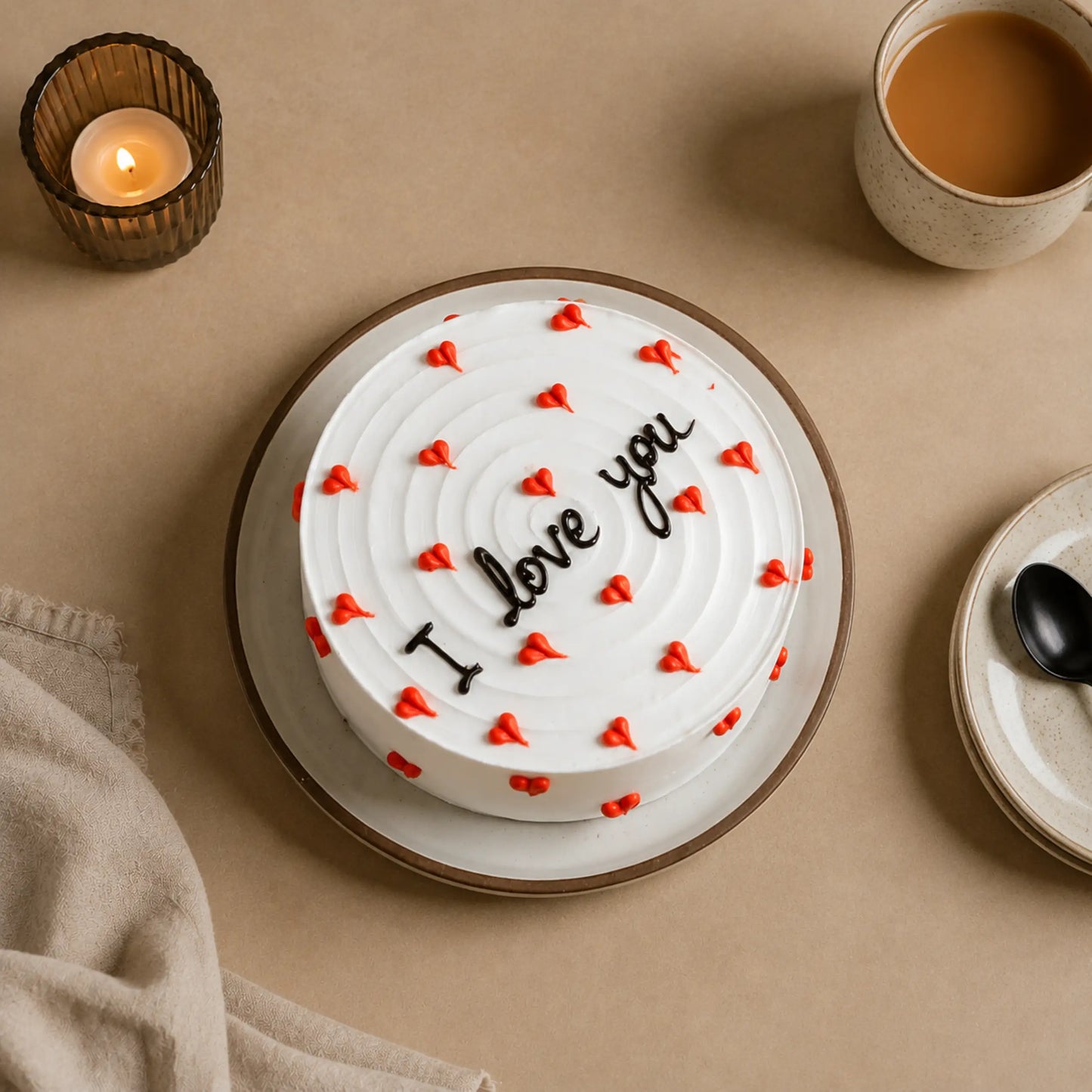 I Love You Cake