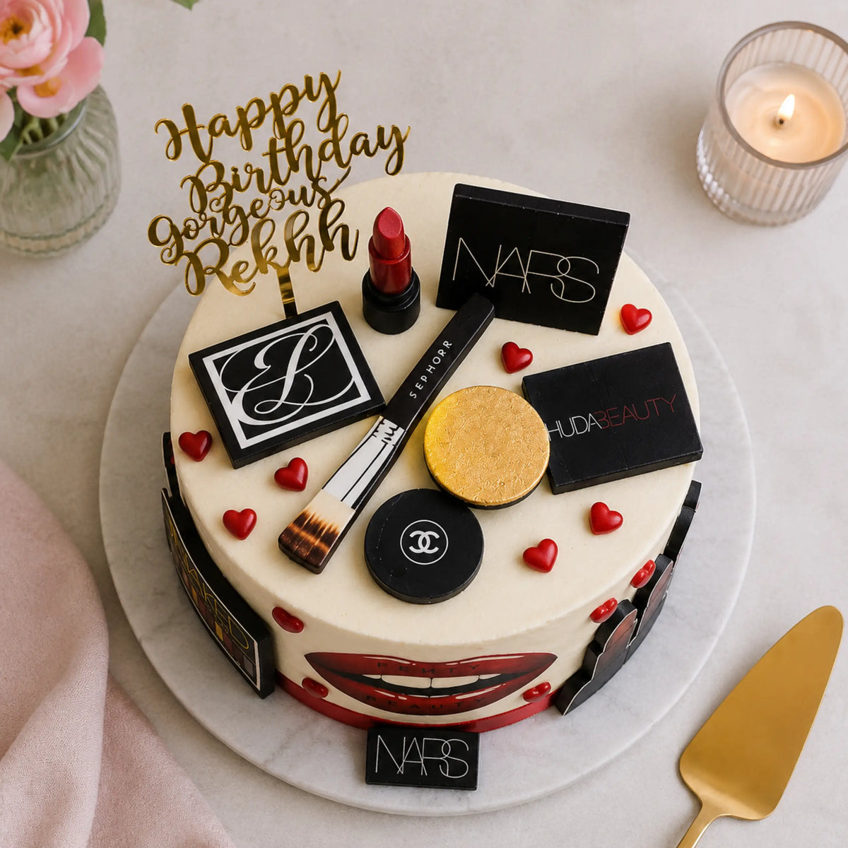 MAKEUP VANITY CAKE