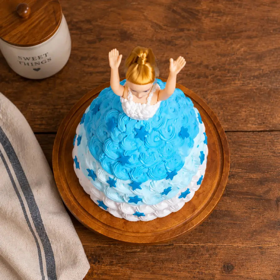 Barbie Blue Cake