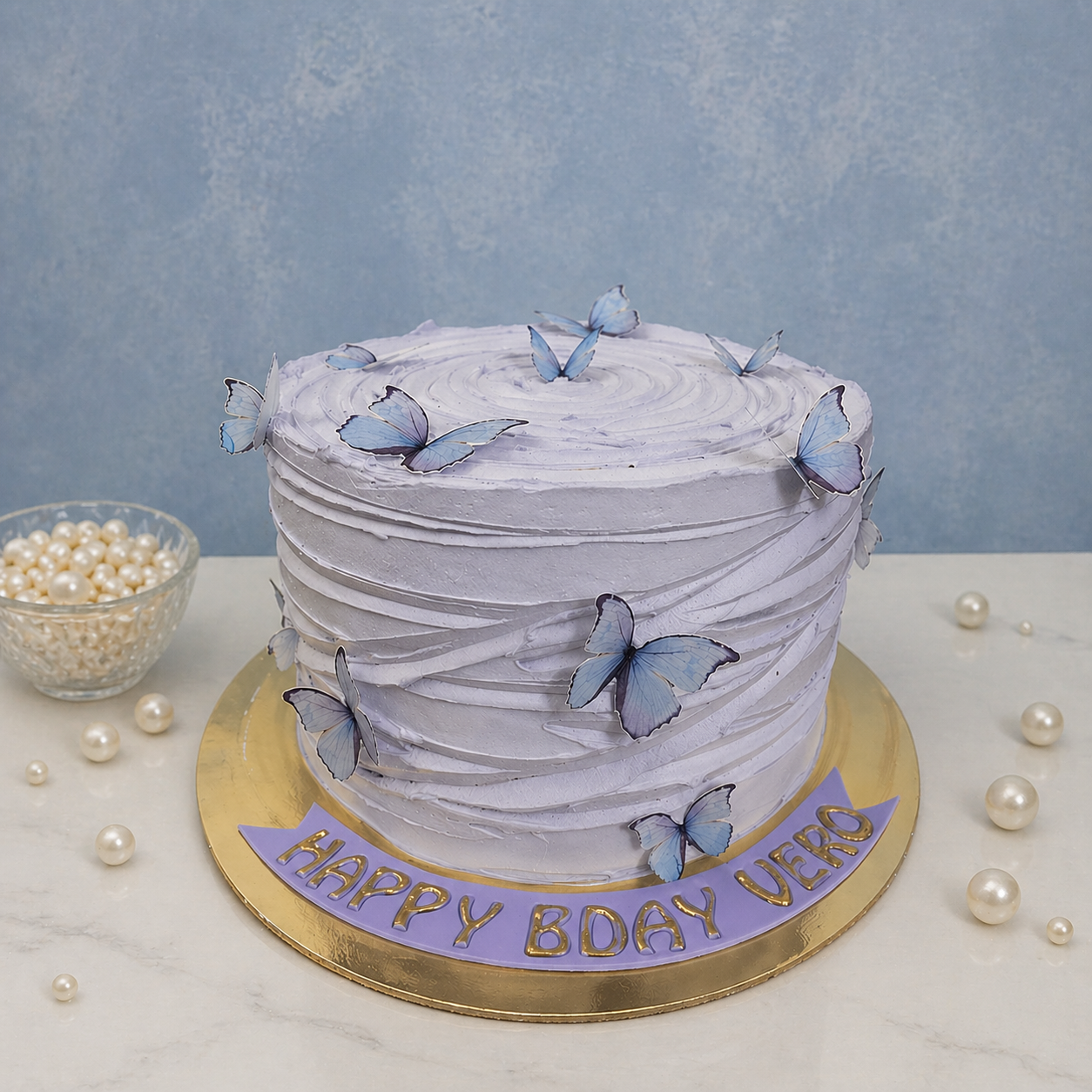LAVENDER WING CAKE