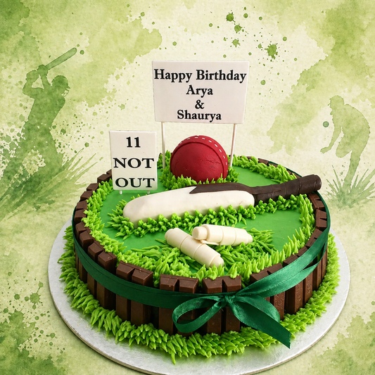 CRICKET KITKAT CAKE