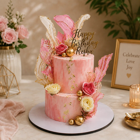 Pink Aura Cake