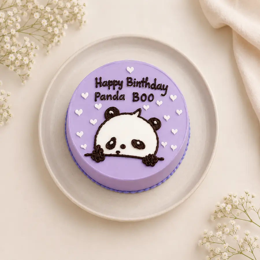 Cute Panda Bento Cake