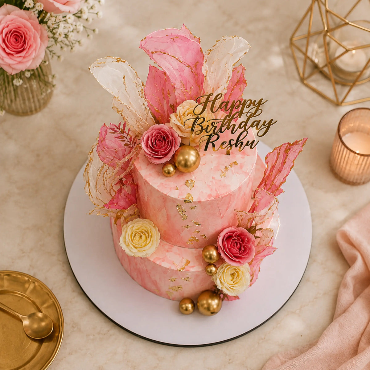 Pink Aura Cake