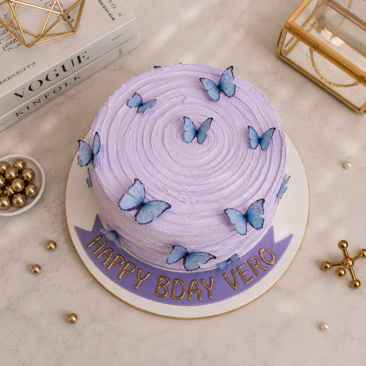 Butterfly Wing Cake