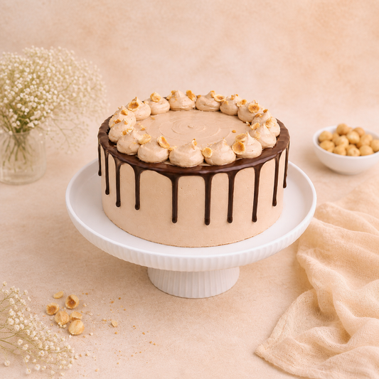 Hazelnut crunch cake