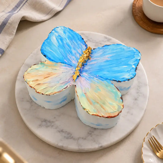 Colorful Butterfly Theme Cake