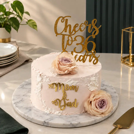 Anniversary Floral Cake