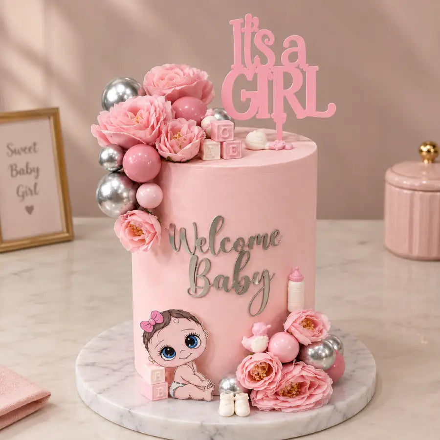 Blush Princess Theme Cake