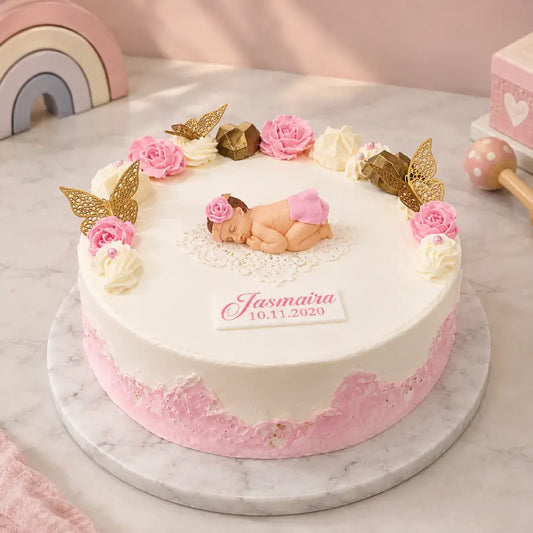 Serenade Baby Shower Theme Cake