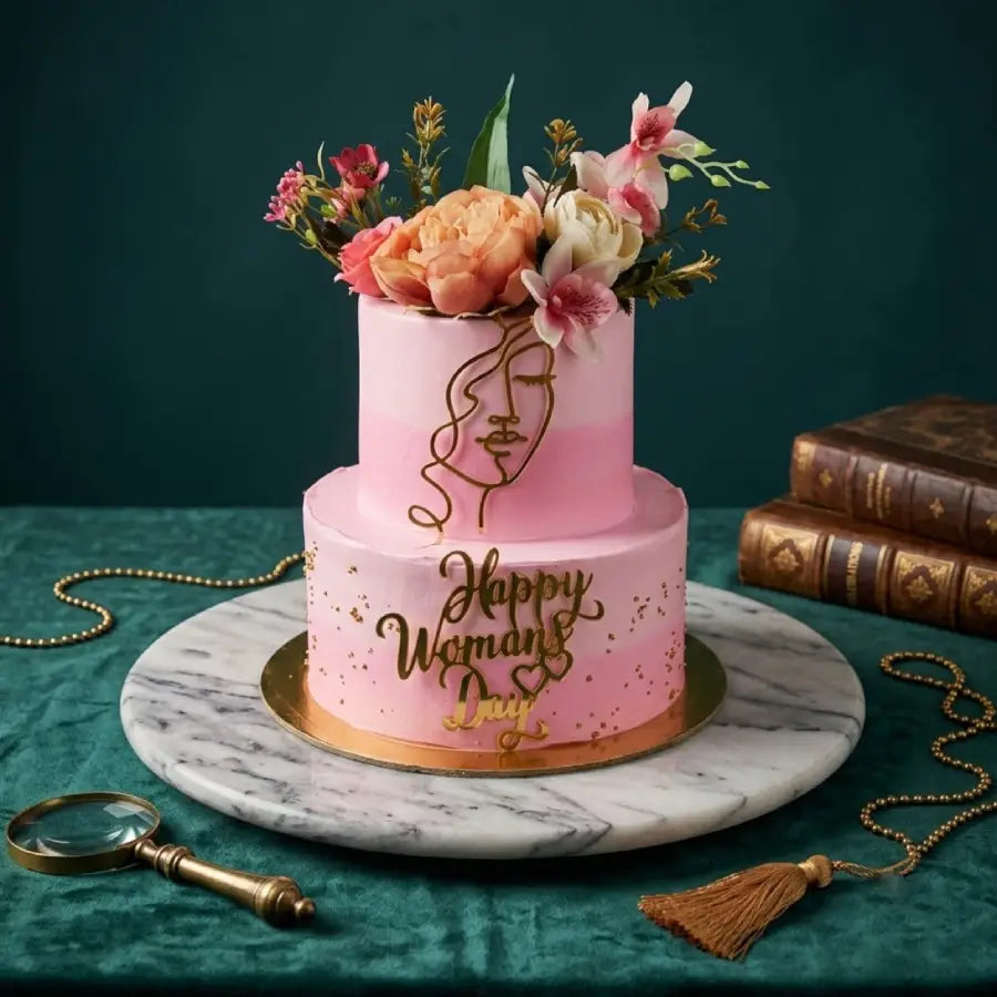 Luxe Woman's Day Cake