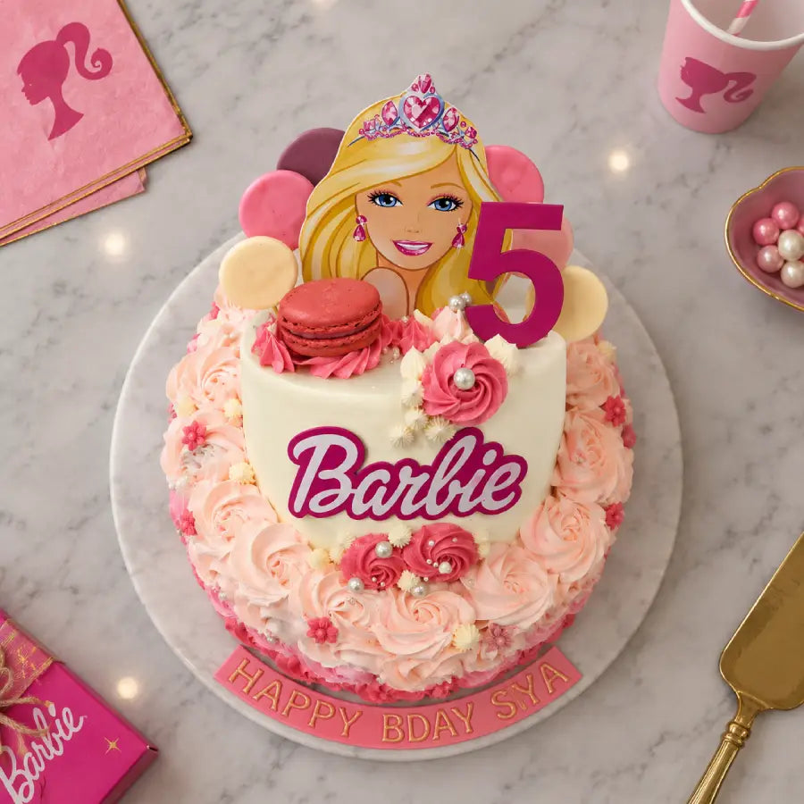 Barbie Princess Theme Cake