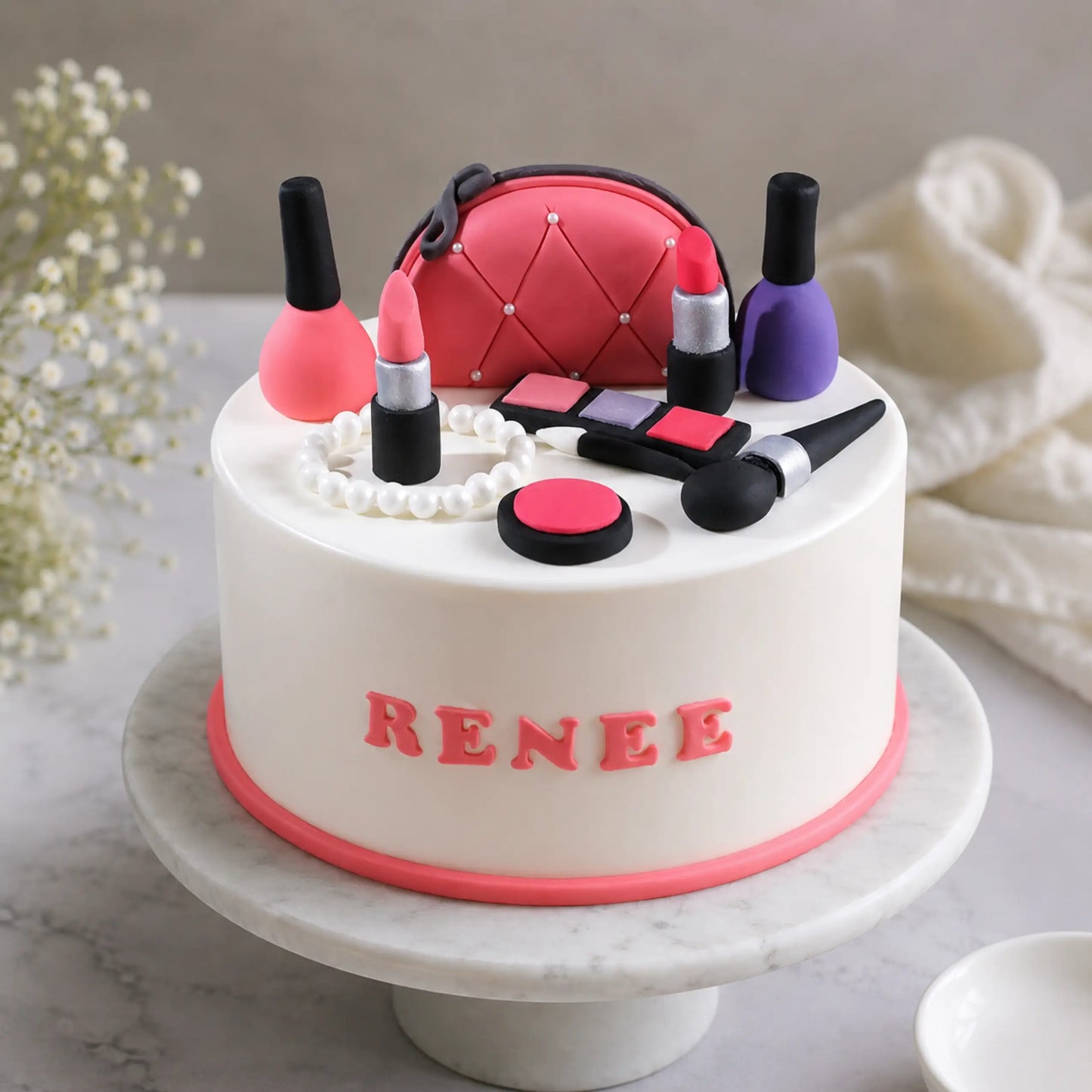 Makeup Theme Cake