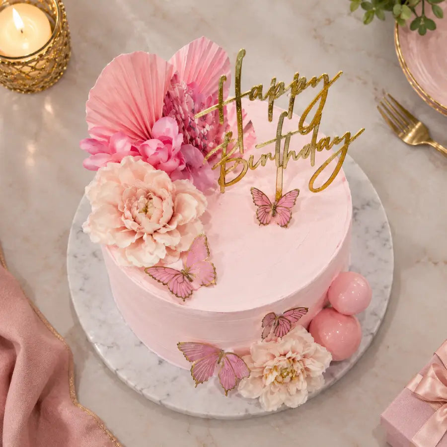 Pastel Flora Fantasy Cake