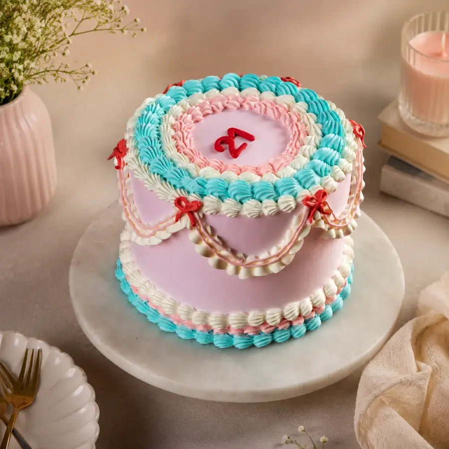 Pink Vintage Cake