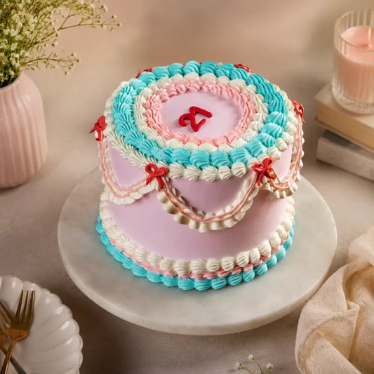 Pink Vintage Cake