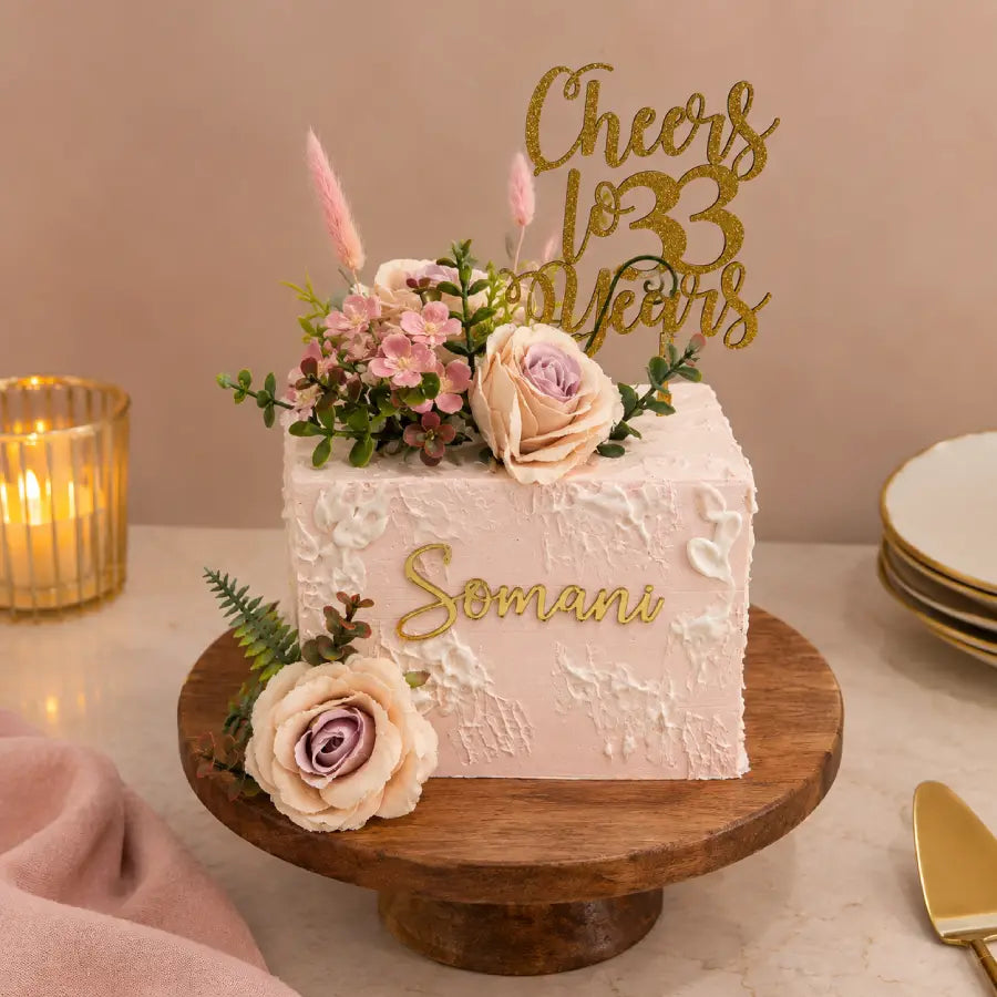Blush Luxe Celebration Cake