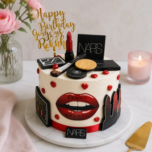 MAKEUP VANITY CAKE