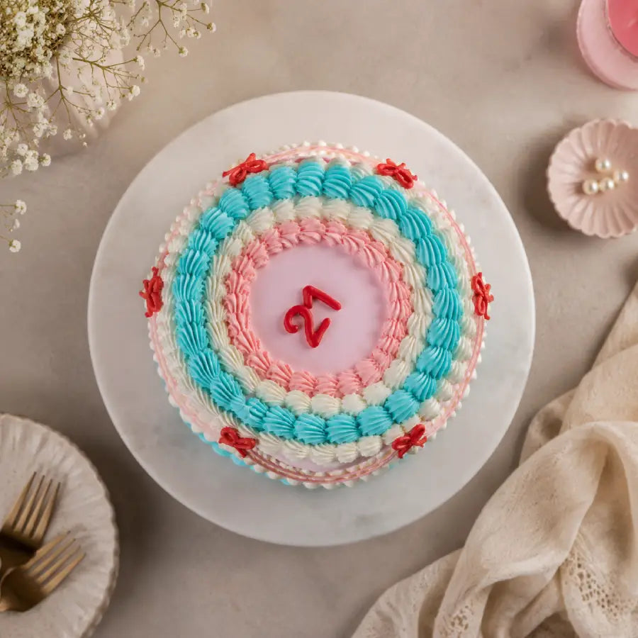 Pink Vintage Cake