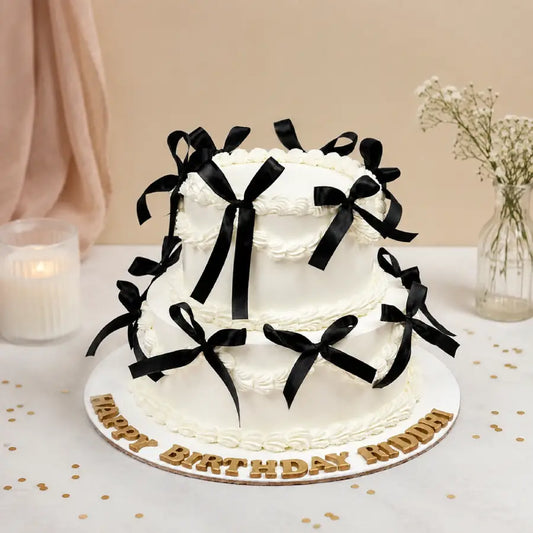 2 Tier Vintage Love Cake