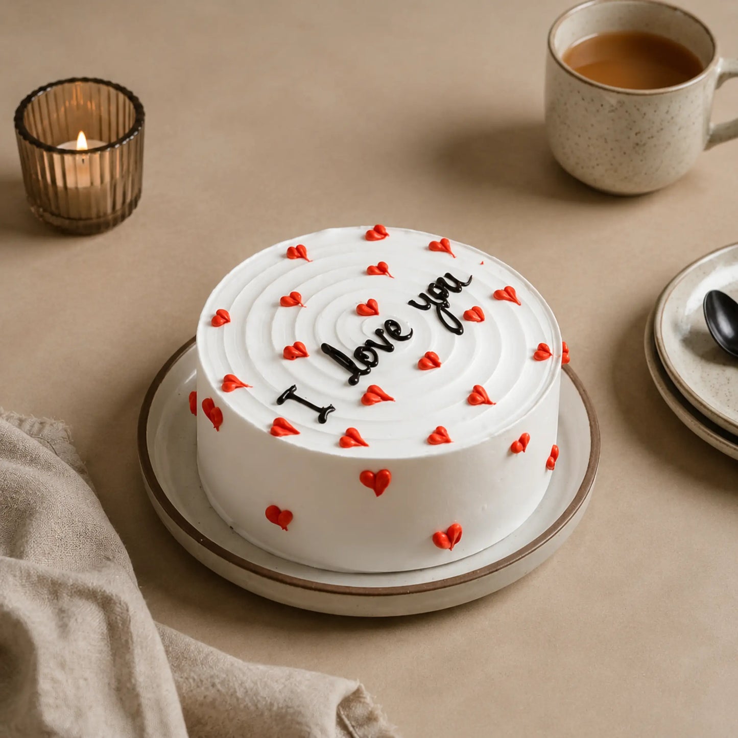 I Love You Cake