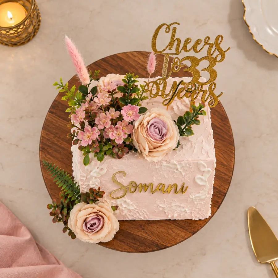 Blush Luxe Celebration Cake