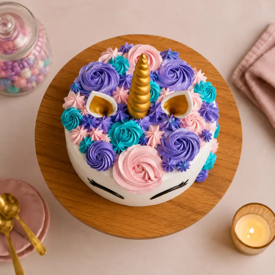 Magical Unicorn Theme Cake