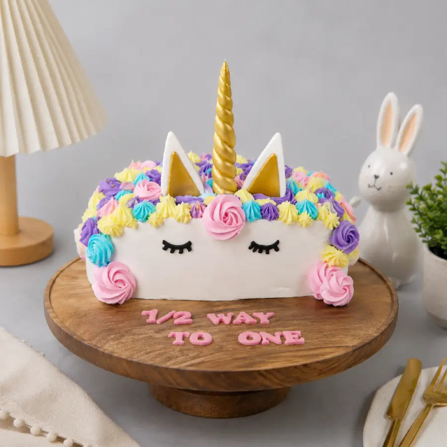Unicorn Half Cake