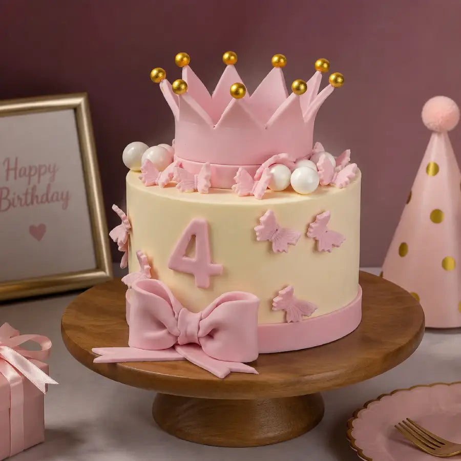 Bow Princess Birthday Cake