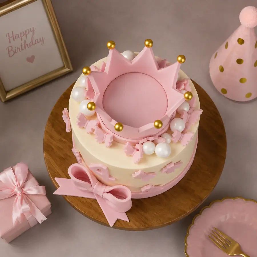 Bow Princess Birthday Cake