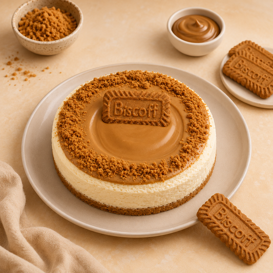 LOTUS BISCOFEE CHEESE CAKE