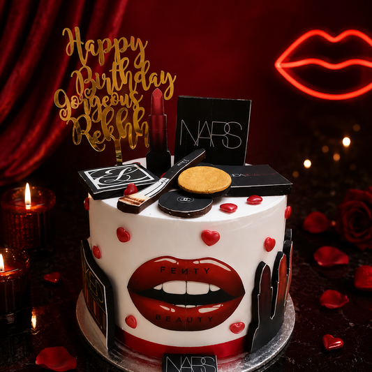 MAKEUP VANITY CAKE