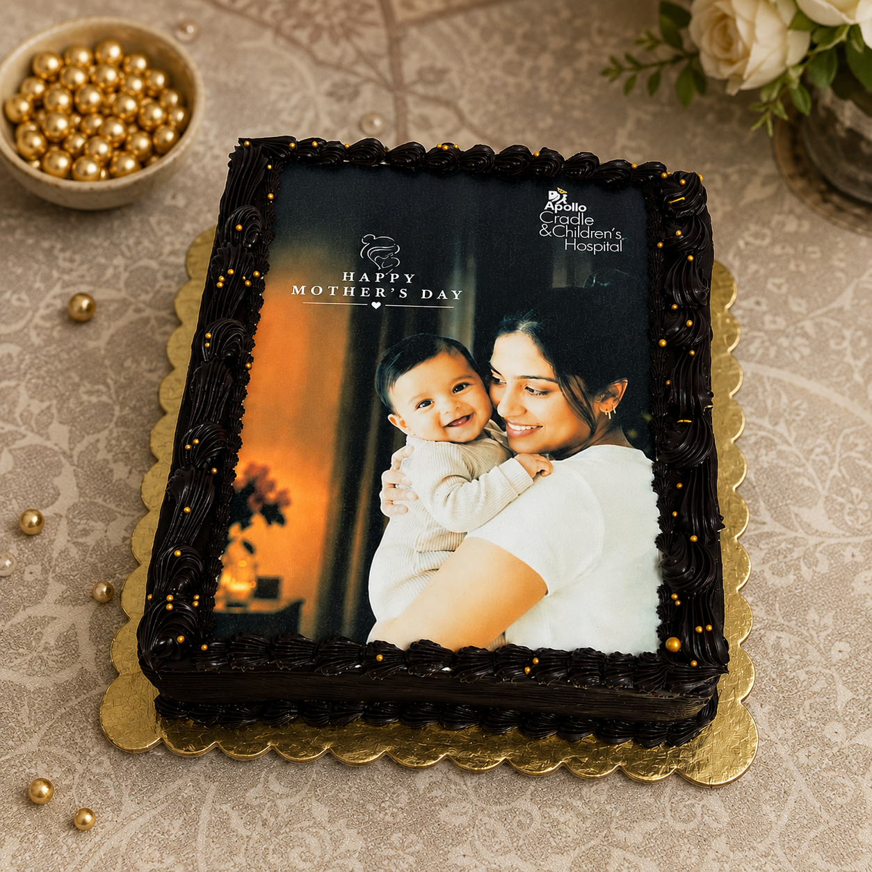 MOTHERS PHOTO CAKE
